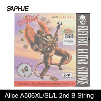 10шт Alice 2nd B String .010/.011/.013 A506XL/SL/L Струна для Электрогитары Вторая Струна для Электрогитары Гитарные Партии