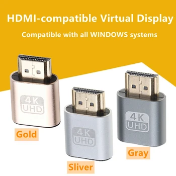 10шт VGA HDMI-совместимый фиктивный штекер Адаптер Эмулятора виртуального дисплея Поддерживает 1920х1080 DDC Edid для видеокарты BTC Mining Miner
