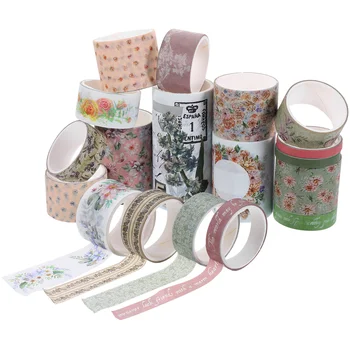 18 Рулонов наклеек, Детские Декоративные клейкие ленты, тонкие принадлежности для Васи, Японский альбом для вырезок, дневник для ребенка, сделай сам