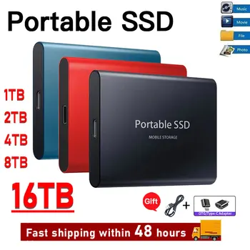 2022 Оригинальный SSD 1 ТБ Usb Портативный Внешний Жесткий Диск 500 ГБ Внешний Жесткий Диск Устройство Хранения Данных Жесткий Диск Ноутбука USB 3.1