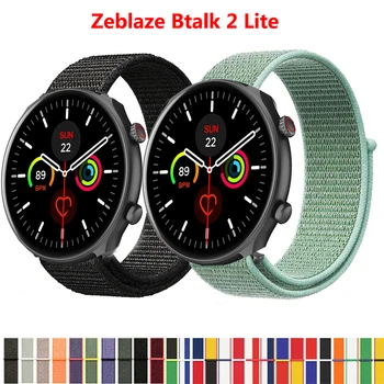 22-мм нейлоновый ремешок с петлей для умных часов Zeblaze Btalk 2 Lite, сменный браслет, спортивный ремешок для часов Correa для Zeblaze Stratos3 Band