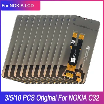 3/5/10 шт./лот ЖК-дисплей для Nokia C32 ЖК-дисплей с сенсорным экраном, дигитайзер в сборе для NOKIA C32 Display