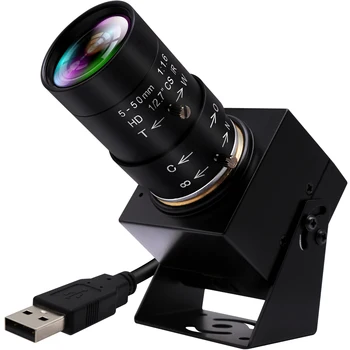 8MP USB Веб-Камера CCTV Security Web Cam 3264*2448 IMX179 С Переменным Фокусным Расстоянием CS Объектив Промышленная Машина Видения UVC USB Камера для ПК Ноутбук