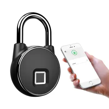 Anytek P22 + Bluetooth Замок с Отпечатком Пальца Двумя Способами Разблокировки Модный Прочный Замок Безопасности smart pack USB зарядка IP66 Водонепроницаемый