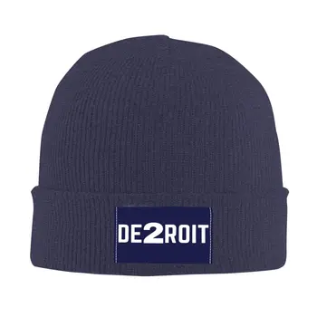 DE2ROIT 313 Вязаная шапка Beanies Зимняя шапка Теплая Модная Шапка michigan detroiters для мужчин и женщин