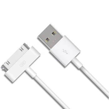 USB Кабель Зарядного Устройства Cargador Для iPhone 4 4s 3G 3GS iPad 1 2 3 iPod Nano Touch Зарядный Кабель Для Передачи Данных 30-Контактный Шнур Адаптер Аксессуары