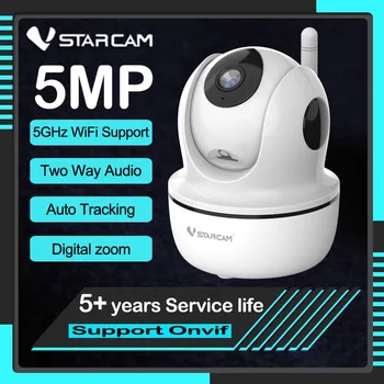 Vstarcam 2.4 G/5G Беспроводная WiFi IP-Камера 4MP/5MP HD Mini PTZ IR CCTV Камера Безопасности Внутреннего Ночного Видения 2way Аудио Радионяня