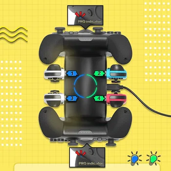Док-станция для зарядки 6 в 1, зарядное устройство постоянного тока 5 В/2 А, подставка для Nintendo Switch Pro, для Nintendo Switch Joy-con