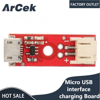 Зарядное устройство LiPo Basic Micro-USB 3,7 В 500 мА Модуль зарядного устройства для литиевых аккумуляторов с интерфейсом Micro USB зарядная плата
