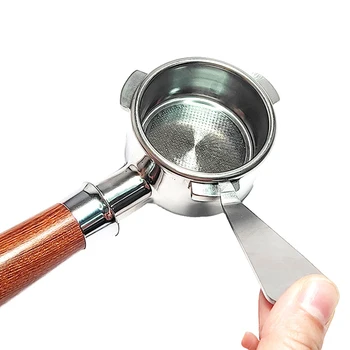 Инструмент для демонтажа чашек с кофейным порошком, Аксессуары для кофемашины Эспрессо, Инструмент для удаления чашек с фильтром для кофе из нержавеющей стали