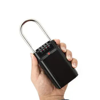 Комбинированный ящик для ключей Настенный Металлический Кейс Коробка для паролей Коробка для замка Открытый Ящик для хранения ключей Подвесной Ящик для ключей