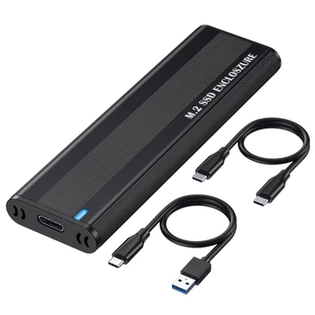 Корпус SSD-накопителя NVME USB3.1 Type-C 10 Гбит/с, жесткий чехол-прямая поставка с двумя протоколами