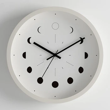 Креативные настенные часы для гостиной, модные подвесные часы без перфорации, простой современный ресторан, роскошные часы Nordic Light