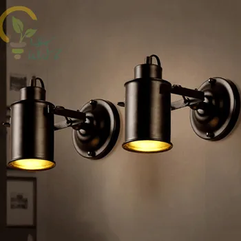 Лофт Sytle Ретро настенный светильник American Industry Wind Винтажные настенные светильники для кафе в проходе Прикроватные светильники Decore
