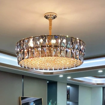 Люстры Nordic Postmodern LED, Креативная лампа, Роскошный минималистичный светильник для спальни высокого класса, светильник для гостиной Cryatsl