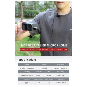 Микрофон Mic Audio для портативной камеры Insta360 One, запчасти Hi-Fi Sound, шумоподавление, X2/X3