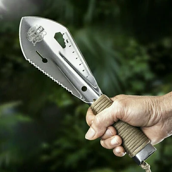Многофункциональная лопата, портативная маленькая Военная Инженерная лопата из нержавеющей стали, копающая Овощи, Садовый цветочный инструмент