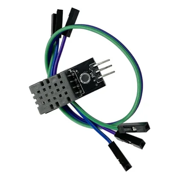 Модуль датчика температуры и влажности DHT11, цифровой датчик температуры и влажности 3,3 В-5 В с проводами для Arduino для Raspberry Pi
