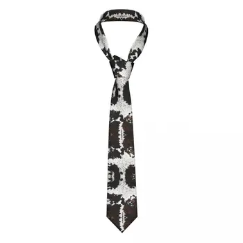 Мужской галстук, классические узкие галстуки из коровьей шкуры, узкий воротник, повседневный галстук, аксессуары в подарок