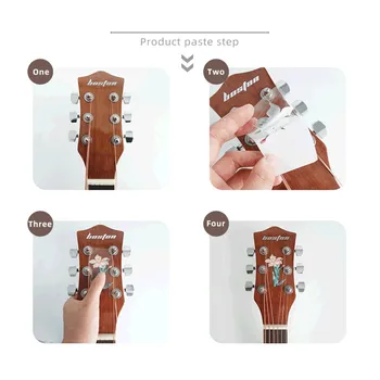 Наклейка на бабку Наклейка для гитары Аксессуары для гитар Наклейка на бабку из ПВХ Персонализирует портативные музыкальные инструменты