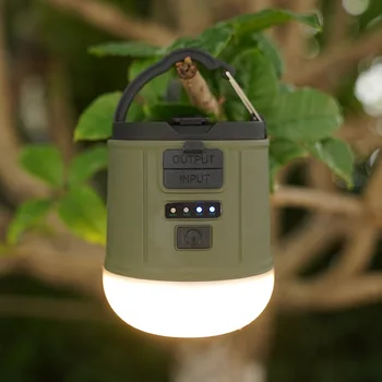 Новый многофункциональный жесткий светильник для палатки, наружный водонепроницаемый аварийный фонарь для кемпинга, портативная перезаряжаемая походная лампа