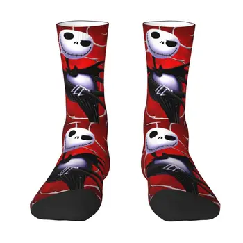Носки для девочек из рождественского фильма ужасов Тима Бертона, мужские и женские теплые модные носки Jack Crew