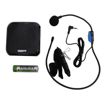 Портативный усилитель K400 с линейным микрофоном Динамик FM-радио MP3 Обучение учителей