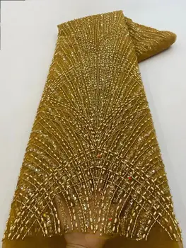 приятная на вид тюлевая сетчатая кружевная ткань David-1306.4504 хорошего качества для вечернего платья