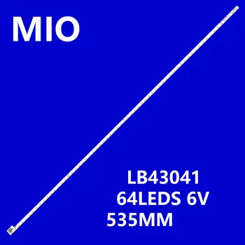 Светодиодная Лента Подсветки Для 535 мм 64 светодиодов 6 В LB43041 P430HVN01.1 74.43P02.001-1-CC1 16B18D