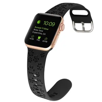 Силиконовый ремешок для Apple Watch band 40 мм 44 мм 45 мм 41 мм 38 мм 42 мм 44 мм Резиновый ремешок для часов браслет iWatch serie 3 4 5 6 se 7 band