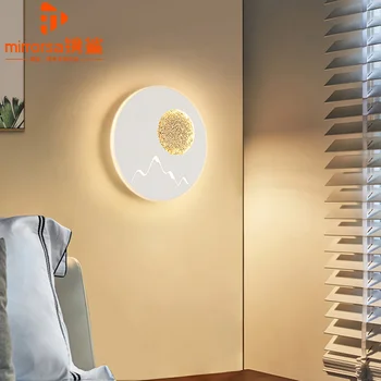 скандинавский светодиодный светильник со стеклянным шаром, настенный светильник luminaria led home deco для спальни