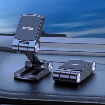 Складной магнитный держатель для мобильного телефона в автомобиле Подставка для автомобильного телефона с GPS магнитом для Xiaomi Samsung iPhone 14 Автомобильный кронштейн