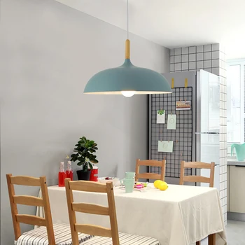 Современный ресторанный подвесной светильник E27 для столовой, кухонного стола, художественного модного декора, подвесной светильник 110V 220v