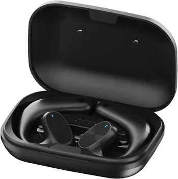 Стереонаушники True Wireless Bluetooth с открытым ухом, наушники-вкладыши с микрофоном, водонепроницаемые наушники для велосипедных тренировок, спортивные наушники