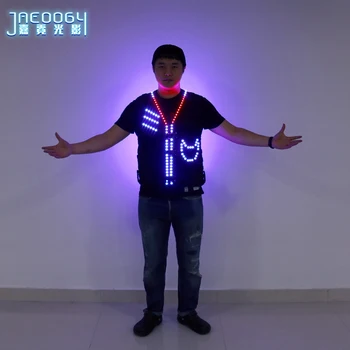 Сценический Светящийся жилет Концертного Певца LED Жилет Подходит для Флуоресцентного Выступления Команды Ночной вечеринки
