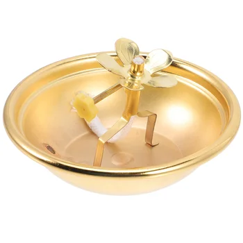 Тарелка для масляной лампы Винтажный Керосиновый держатель для домашнего декора Световое украшение Настольное масло из сплава в стиле ретро