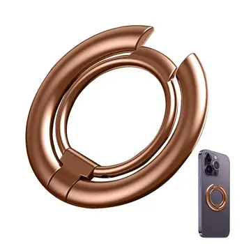 Телефонное кольцо С магнитной поворотной рукояткой для телефона, магнитный держатель подставки, сильное магнитное кольцо для защиты от падения сотового телефона для автомобиля, офисного шкафа
