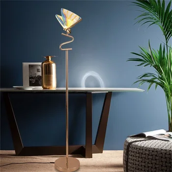 Торшер Nordic Butterfly LED Освещение Современный Креативный дизайн Декоративный для домашней Гостиной
