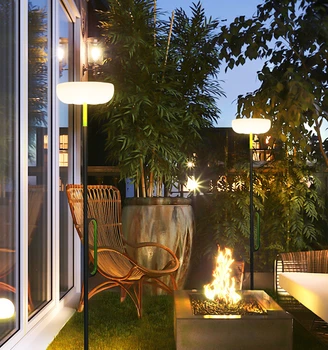 Торшер, солнечный садовый светильник, алюминиевый ландшафтный светильник, светильник для террасы виллы, садовый светильник для балкона