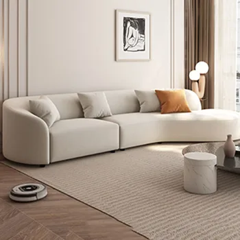 Эргономичный Европейский диван-шезлонг Изогнутый диван для отдыха Минималистский Дизайнерский диван Salas Y Muebles Мебель для гостиной Модульная